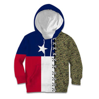 Christmas Texas Camo Kid Hoodie Xmas Holiday Patterns - Wonder Print Shop