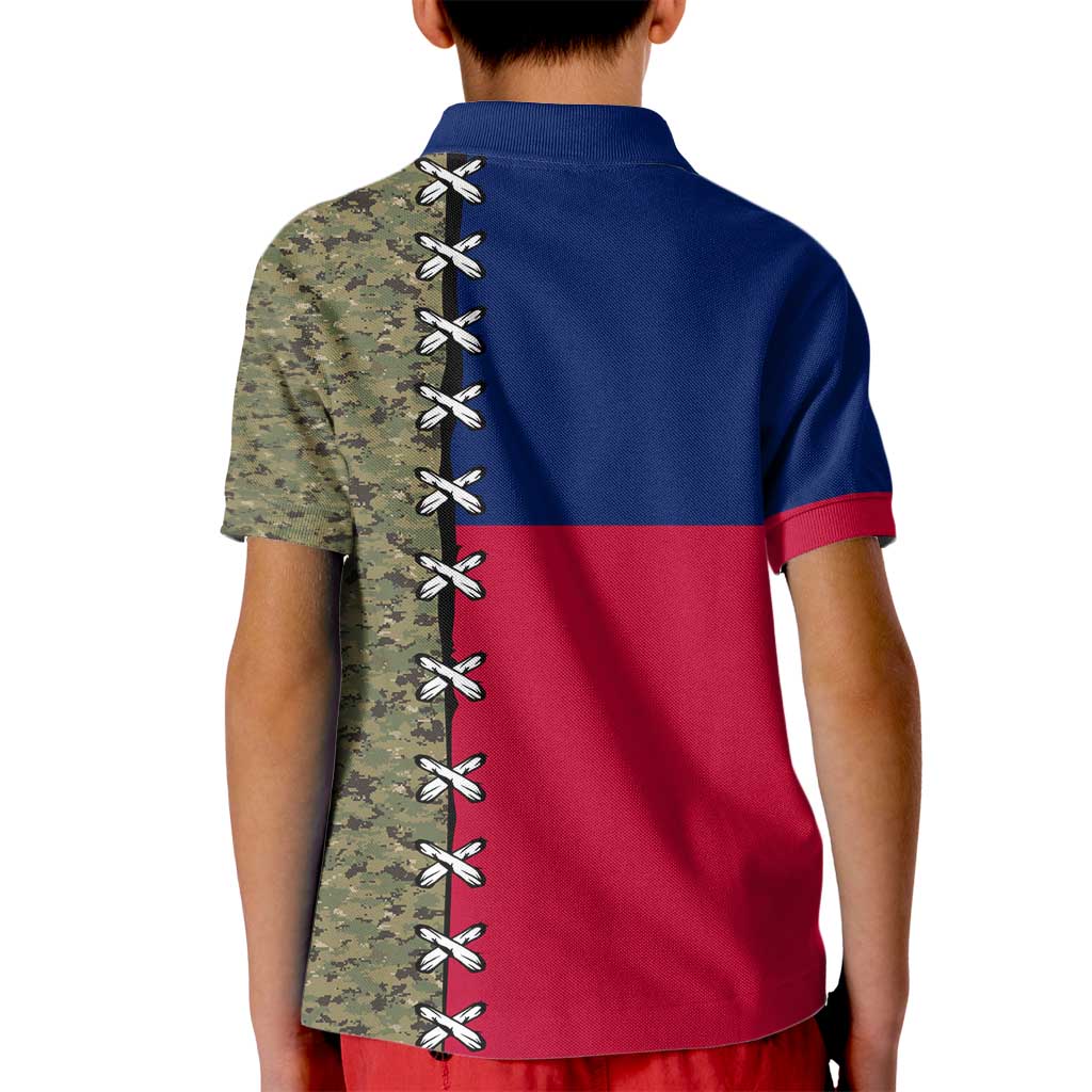 Christmas Texas Camo Kid Polo Shirt Xmas Holiday Patterns - Wonder Print Shop