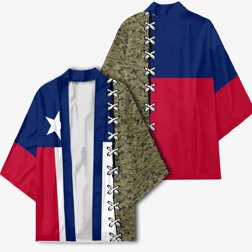 Christmas Texas Camo Kimono Xmas Holiday Patterns - Wonder Print Shop