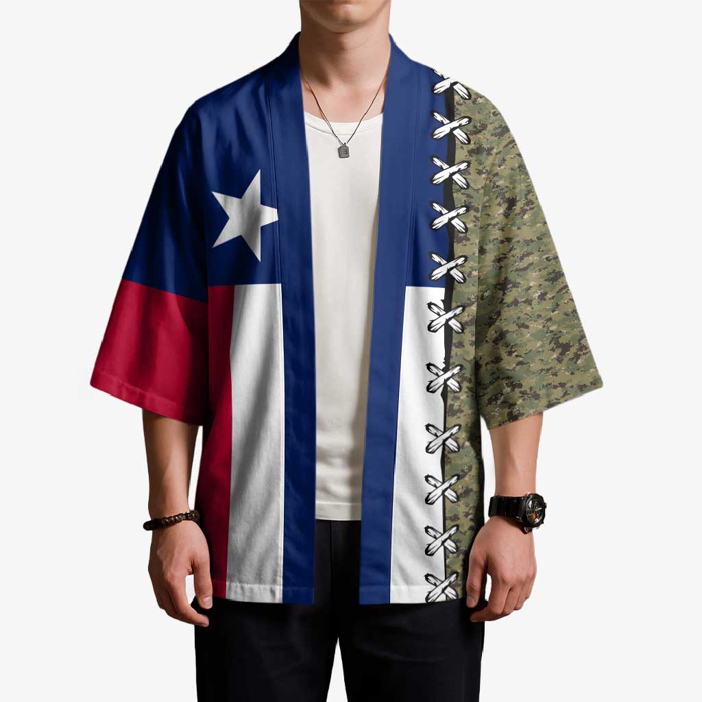 Christmas Texas Camo Kimono Xmas Holiday Patterns - Wonder Print Shop
