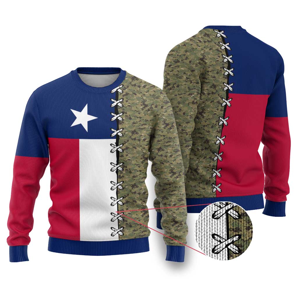 Christmas Texas Camo Ugly Christmas Sweater Xmas Holiday Patterns - Wonder Print Shop