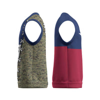Christmas Texas Camo Christmas Knitted V-Neck Vest Xmas Holiday Patterns - Wonder Print Shop