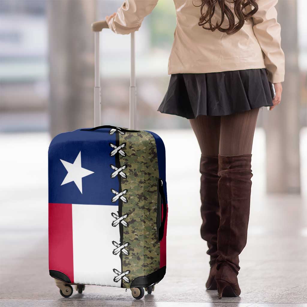 Christmas Texas Camo Luggage Cover Xmas Holiday Patterns - Wonder Print Shop