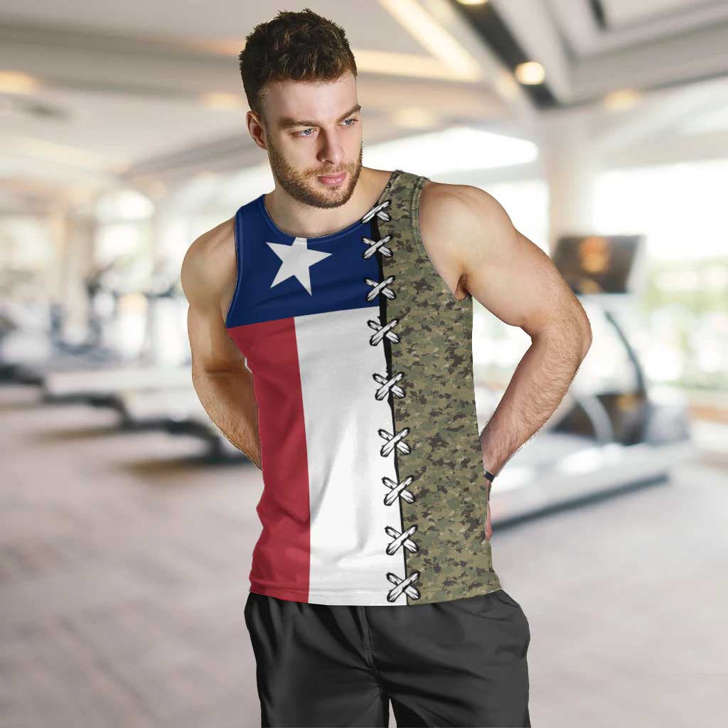 Christmas Texas Camo Men Tank Top Xmas Holiday Patterns - Wonder Print Shop