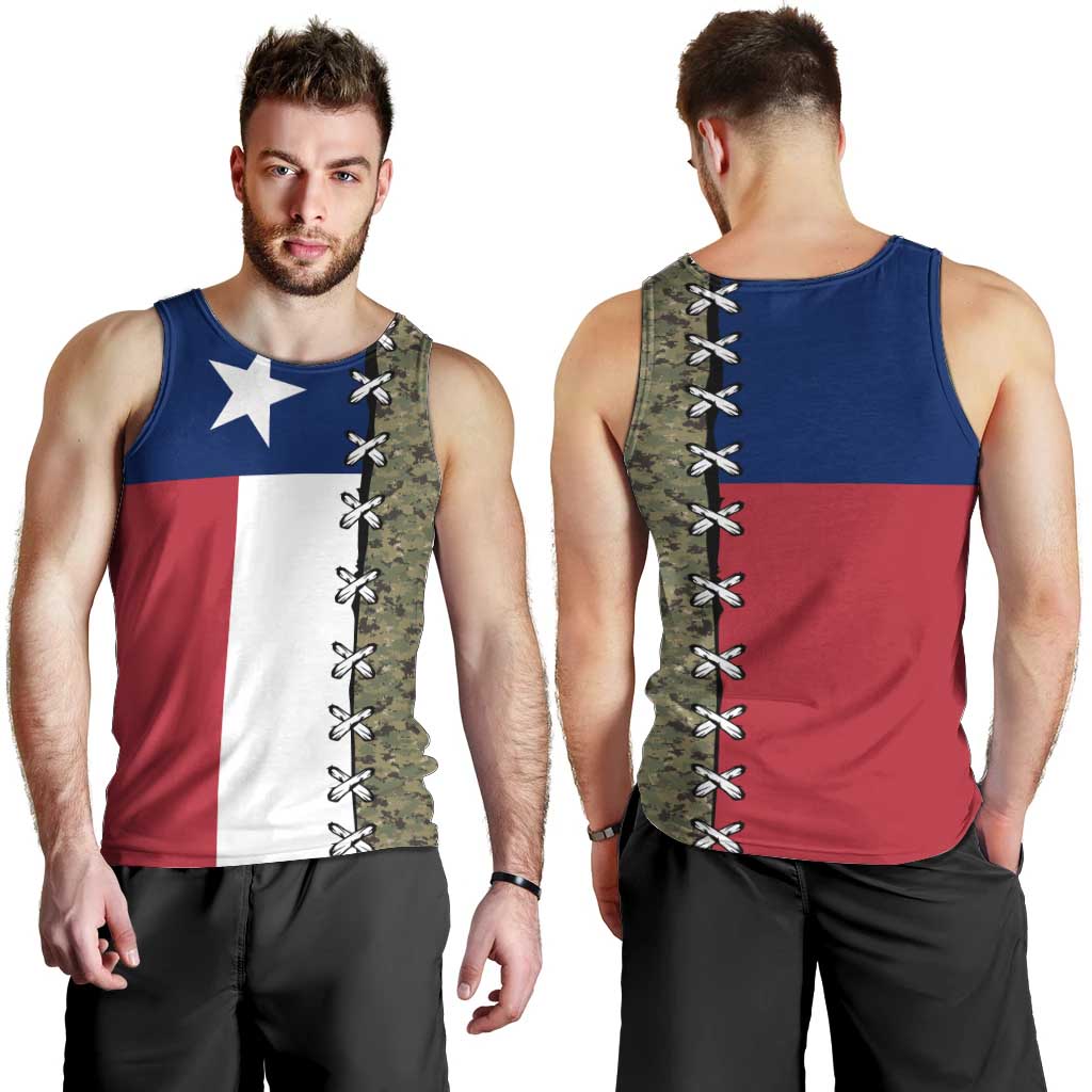 Christmas Texas Camo Men Tank Top Xmas Holiday Patterns - Wonder Print Shop