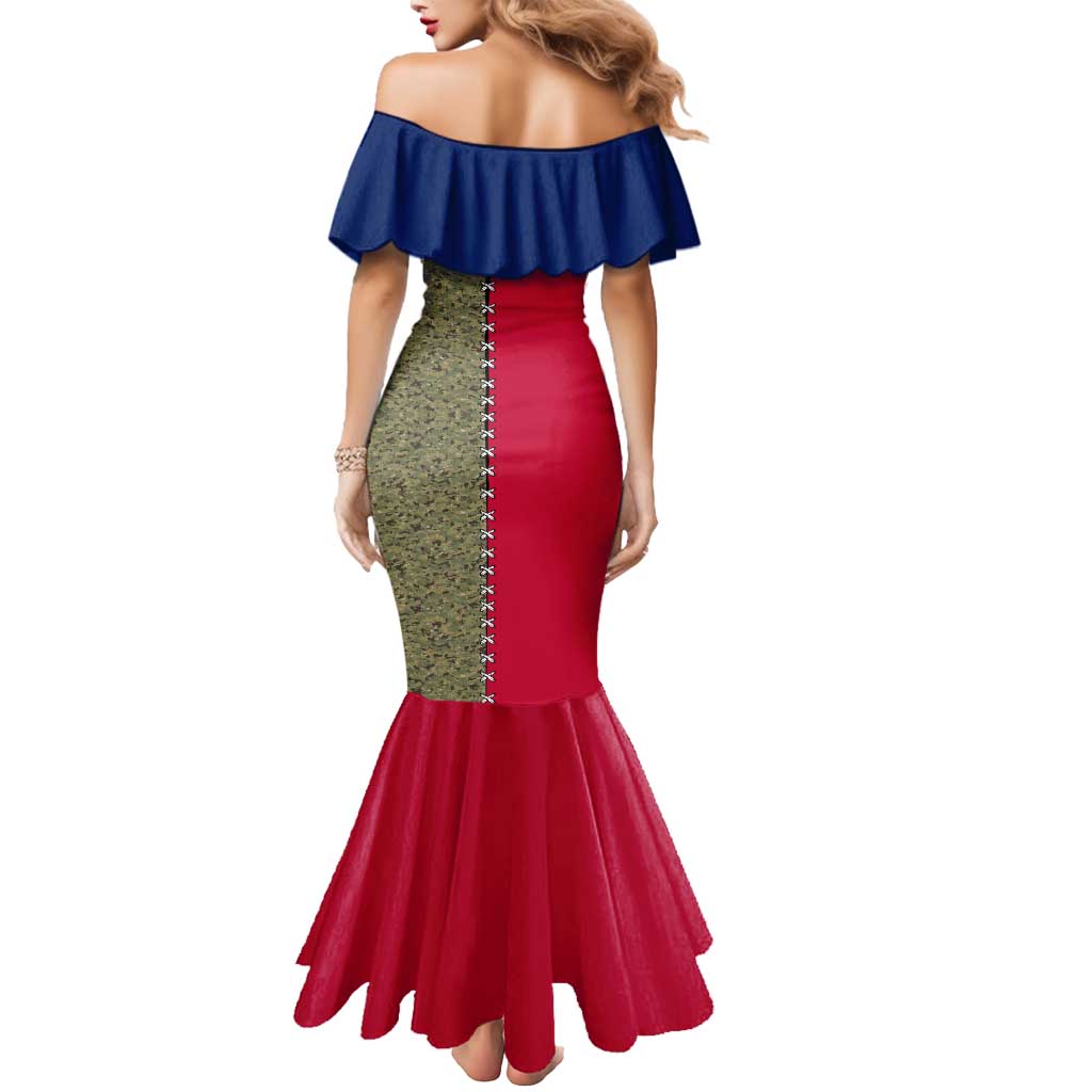 Christmas Texas Camo Mermaid Dress Xmas Holiday Patterns - Wonder Print Shop