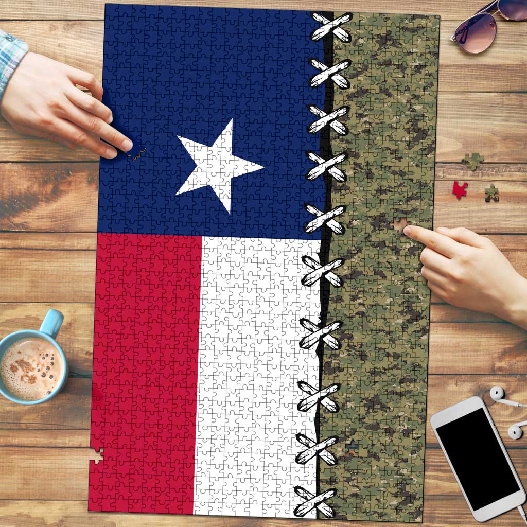 Christmas Texas Camo Puzzle Xmas Holiday Patterns - Wonder Print Shop