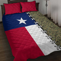 Christmas Texas Camo Quilt Bed Set Xmas Holiday Patterns - Wonder Print Shop