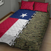 Christmas Texas Camo Quilt Bed Set Xmas Holiday Patterns - Wonder Print Shop