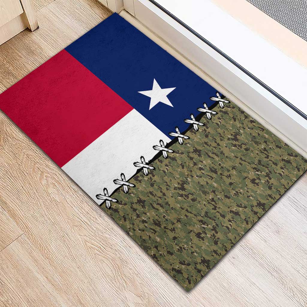 Christmas Texas Camo Rubber Doormat Xmas Holiday Patterns - Wonder Print Shop