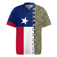 Christmas Texas Camo Rugby Jersey Xmas Holiday Patterns - Wonder Print Shop