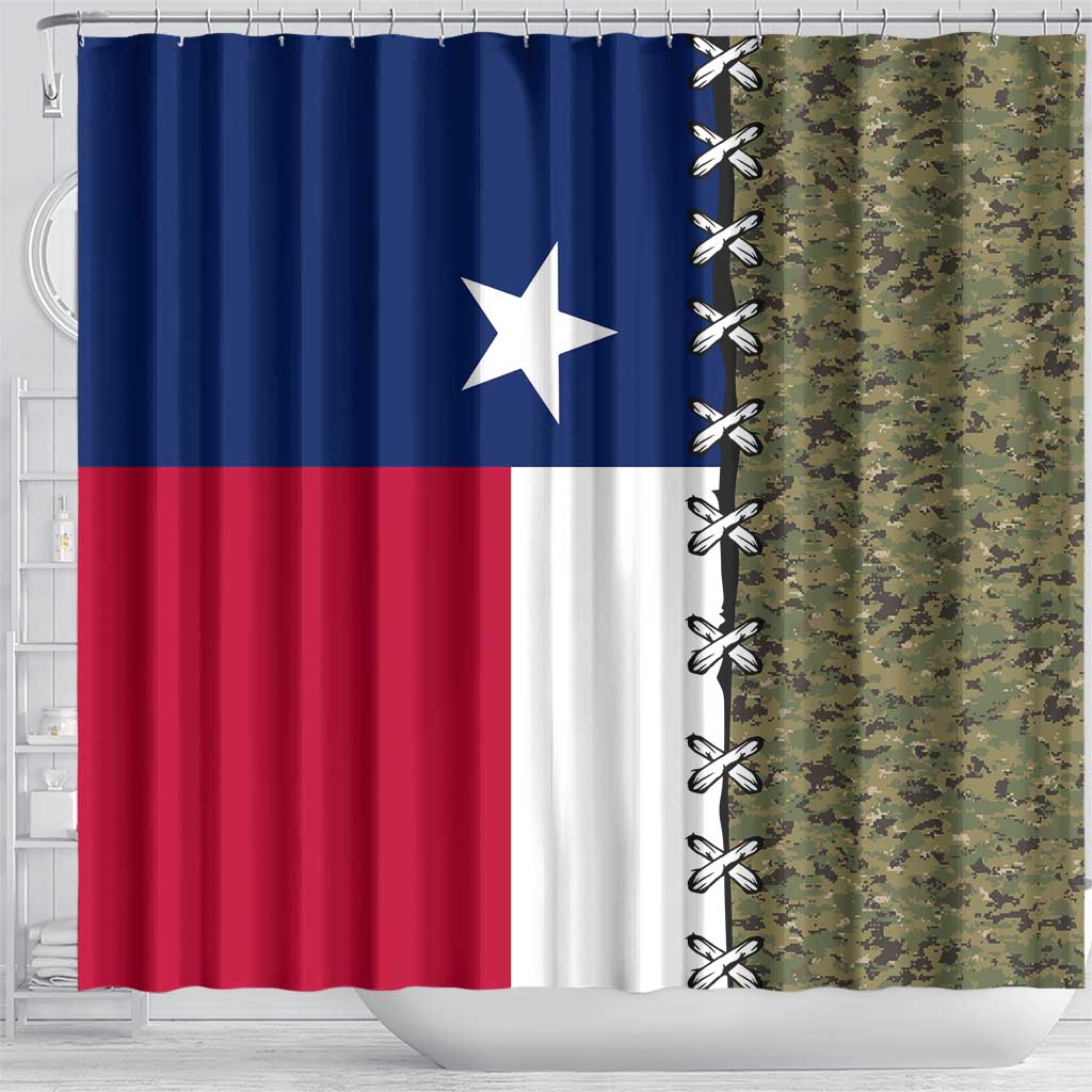 Christmas Texas Camo Shower Curtain Xmas Holiday Patterns - Wonder Print Shop