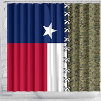 Christmas Texas Camo Shower Curtain Xmas Holiday Patterns - Wonder Print Shop