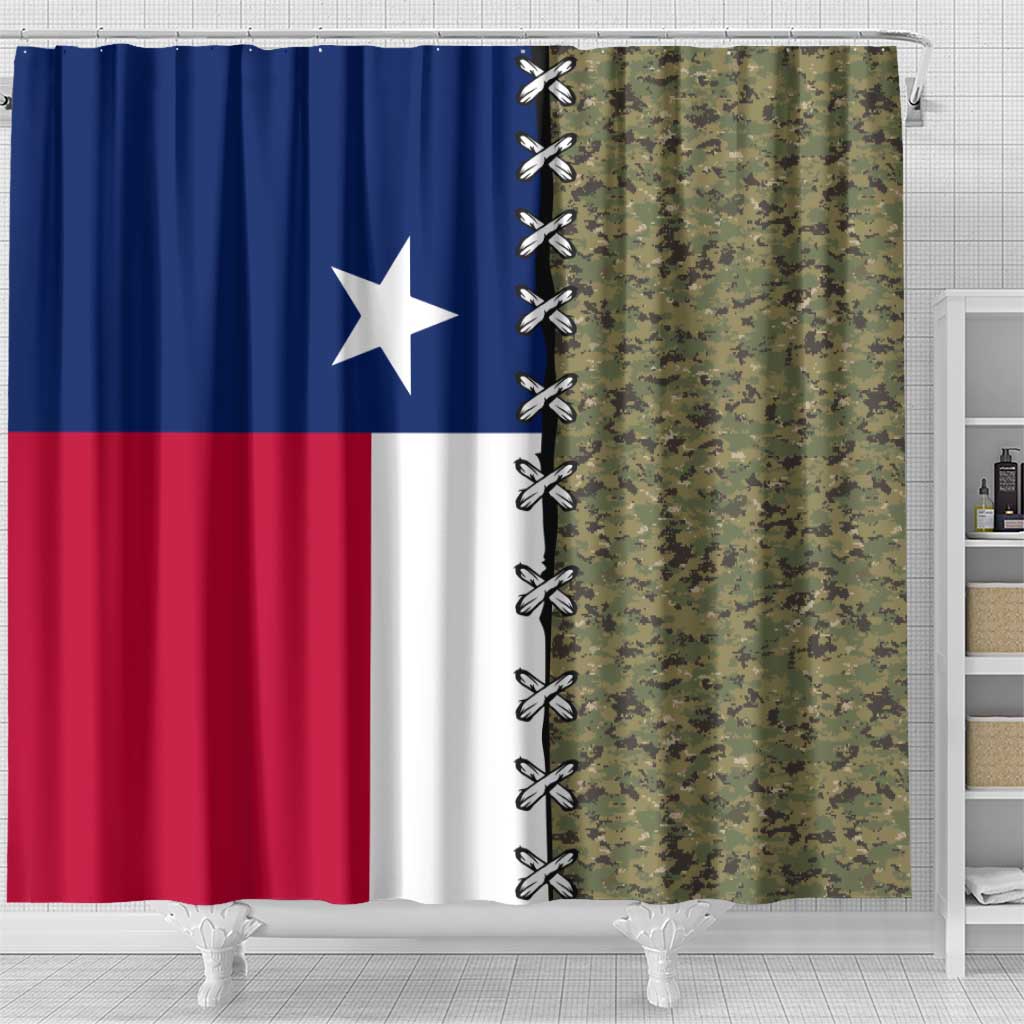 Christmas Texas Camo Shower Curtain Xmas Holiday Patterns - Wonder Print Shop