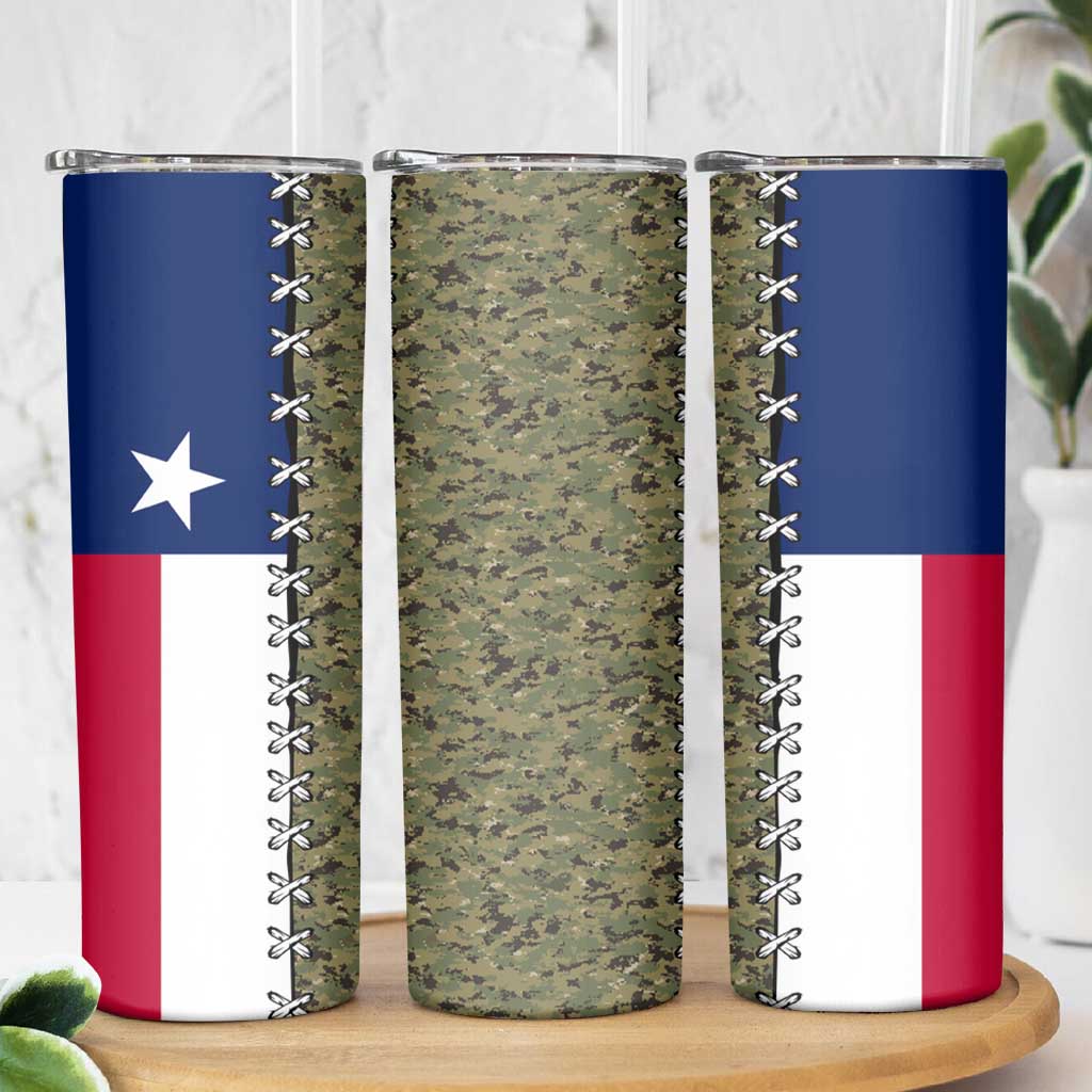 Christmas Texas Camo Skinny Tumbler Xmas Holiday Patterns - Wonder Print Shop