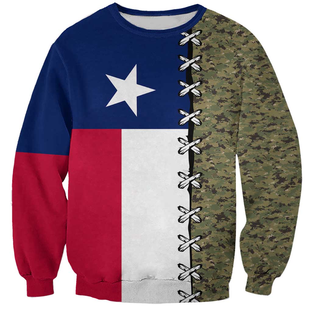 Christmas Texas Camo Sweatshirt Xmas Holiday Patterns - Wonder Print Shop