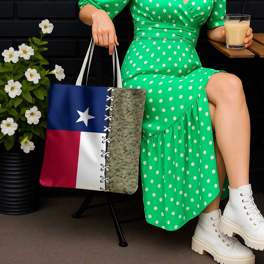 Christmas Texas Camo Tote Bag Xmas Holiday Patterns - Wonder Print Shop
