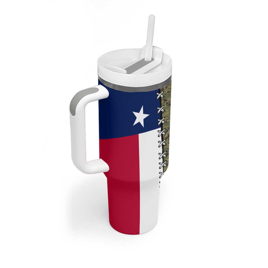 Christmas Texas Camo Tumbler With Handle Xmas Holiday Patterns - Wonder Print Shop