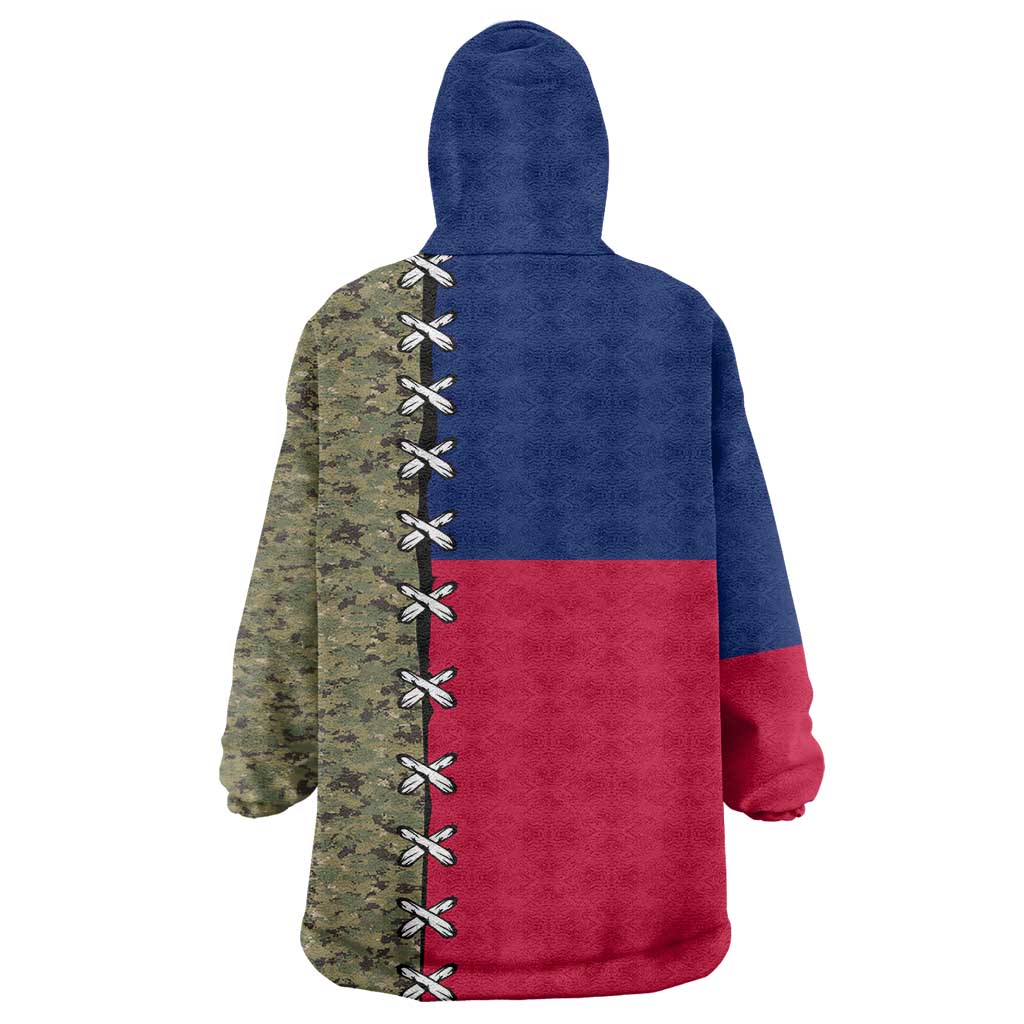 Christmas Texas Camo Wearable Blanket Hoodie Xmas Holiday Patterns - Wonder Print Shop