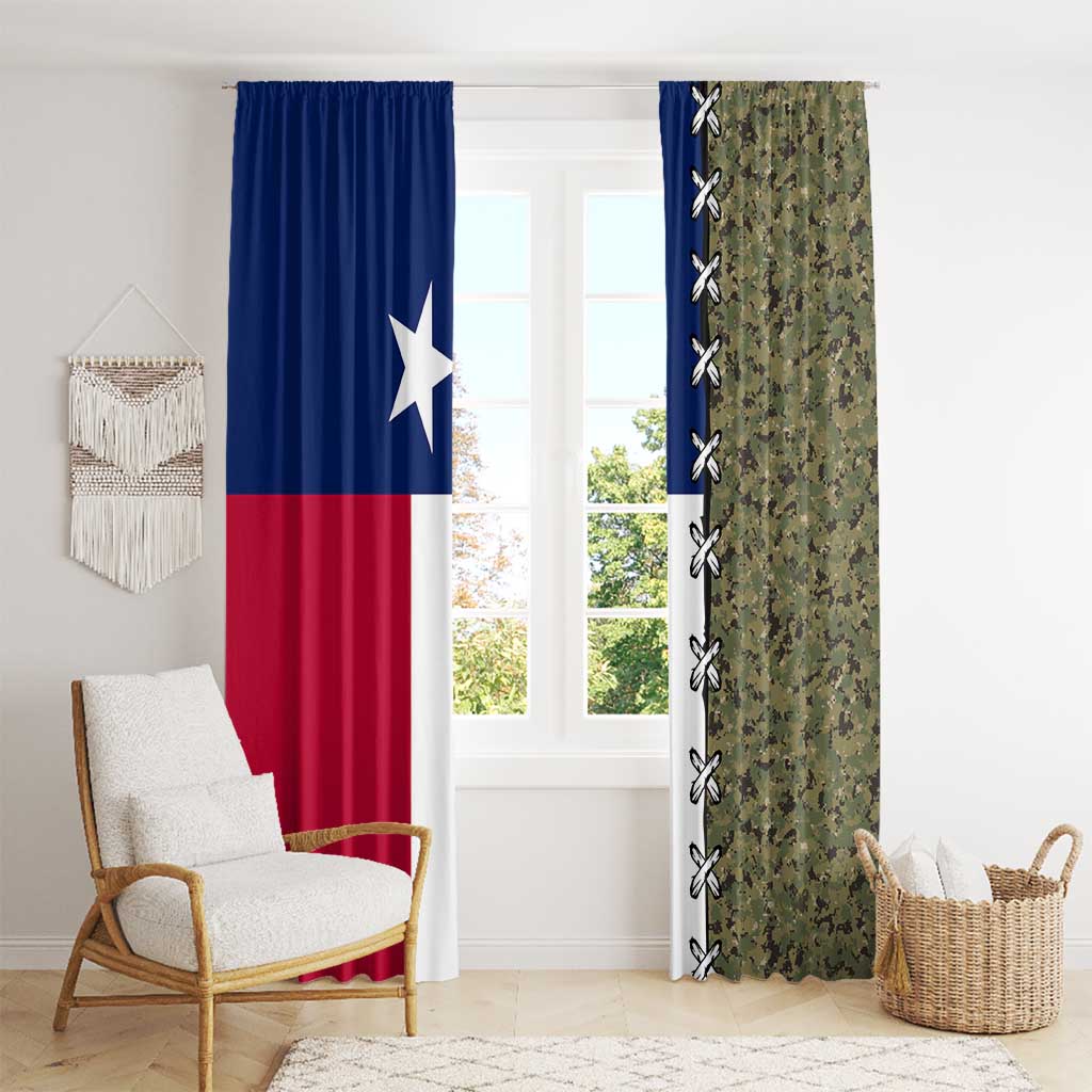 Christmas Texas Camo Window Curtain Xmas Holiday Patterns - Wonder Print Shop