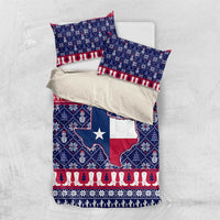 Christmas Texas Map Symbols Bedding Set Xmas Holiday Patterns - Wonder Print Shop