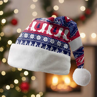 Christmas Texas Map Symbols Christmas Santa Hat Xmas Holiday Patterns - Wonder Print Shop
