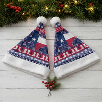 Christmas Texas Map Symbols Christmas Santa Hat Xmas Holiday Patterns - Wonder Print Shop