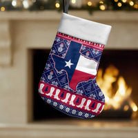 Christmas Texas Map Symbols Christmas Stocking Xmas Holiday Patterns - Wonder Print Shop