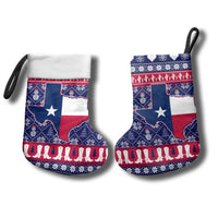Christmas Texas Map Symbols Christmas Stocking Xmas Holiday Patterns - Wonder Print Shop