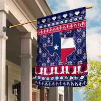 Christmas Texas Map Symbols Garden Flag Xmas Holiday Patterns - Wonder Print Shop