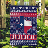 Christmas Texas Map Symbols Garden Flag Xmas Holiday Patterns - Wonder Print Shop