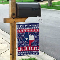 Christmas Texas Map Symbols Garden Flag Xmas Holiday Patterns - Wonder Print Shop