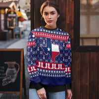 Christmas Texas Map Symbols Ugly Christmas Sweater Xmas Holiday Patterns - Wonder Print Shop