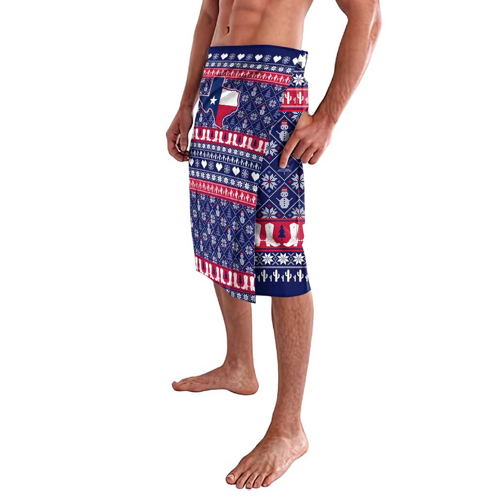 Christmas Texas Map Symbols Lavalava Xmas Holiday Patterns - Wonder Print Shop