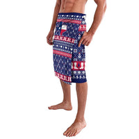 Christmas Texas Map Symbols Lavalava Xmas Holiday Patterns - Wonder Print Shop