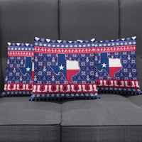 Christmas Texas Map Symbols Pillow Cover Xmas Holiday Patterns - Wonder Print Shop