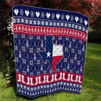 Christmas Texas Map Symbols Quilt Xmas Holiday Patterns - Wonder Print Shop