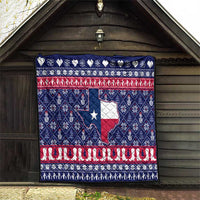 Christmas Texas Map Symbols Quilt Xmas Holiday Patterns - Wonder Print Shop
