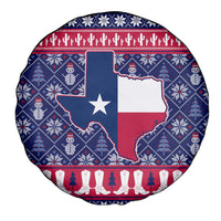 Christmas Texas Map Symbols Spare Tire Cover Xmas Holiday Patterns - Wonder Print Shop