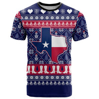 Christmas Texas Map Symbols T Shirt Xmas Holiday Patterns - Wonder Print Shop