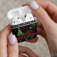 Monaco Christmas AirPods Case with Race Car Christmas Tree and Snowflake Holiday - Wonder Print Shop