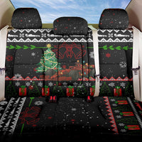 Monaco Christmas Back Car Seat Cover with Race Car Christmas Tree and Snowflake Holiday - Wonder Print Shop