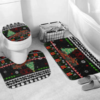 Monaco Christmas Bathroom Set with Race Car Christmas Tree and Snowflake Holiday - Wonder Print Shop