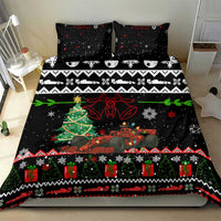 Monaco Christmas Bedding Set with Race Car Christmas Tree and Snowflake Holiday - Wonder Print Shop
