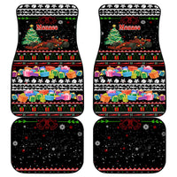 Monaco Christmas Car Mats with Race Car Christmas Tree and Snowflake Holiday - Wonder Print Shop