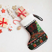 Monaco Christmas Stocking with Race Car Christmas Tree and Snowflake Holiday - Wonder Print Shop
