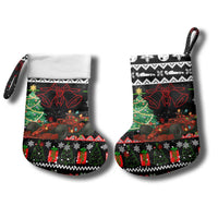 Monaco Christmas Stocking with Race Car Christmas Tree and Snowflake Holiday - Wonder Print Shop