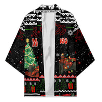 Monaco Christmas Kimono with Race Car Christmas Tree and Snowflake Holiday - Wonder Print Shop