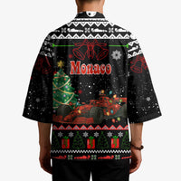 Monaco Christmas Kimono with Race Car Christmas Tree and Snowflake Holiday - Wonder Print Shop