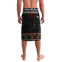 Monaco Christmas Lavalava with Race Car Christmas Tree and Snowflake Holiday - Wonder Print Shop